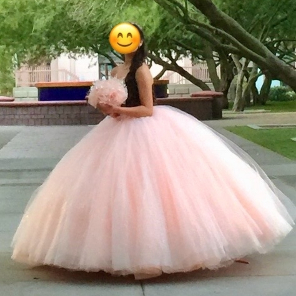 Elegant Pink Quincienera/Sweet 16 Formal Dress